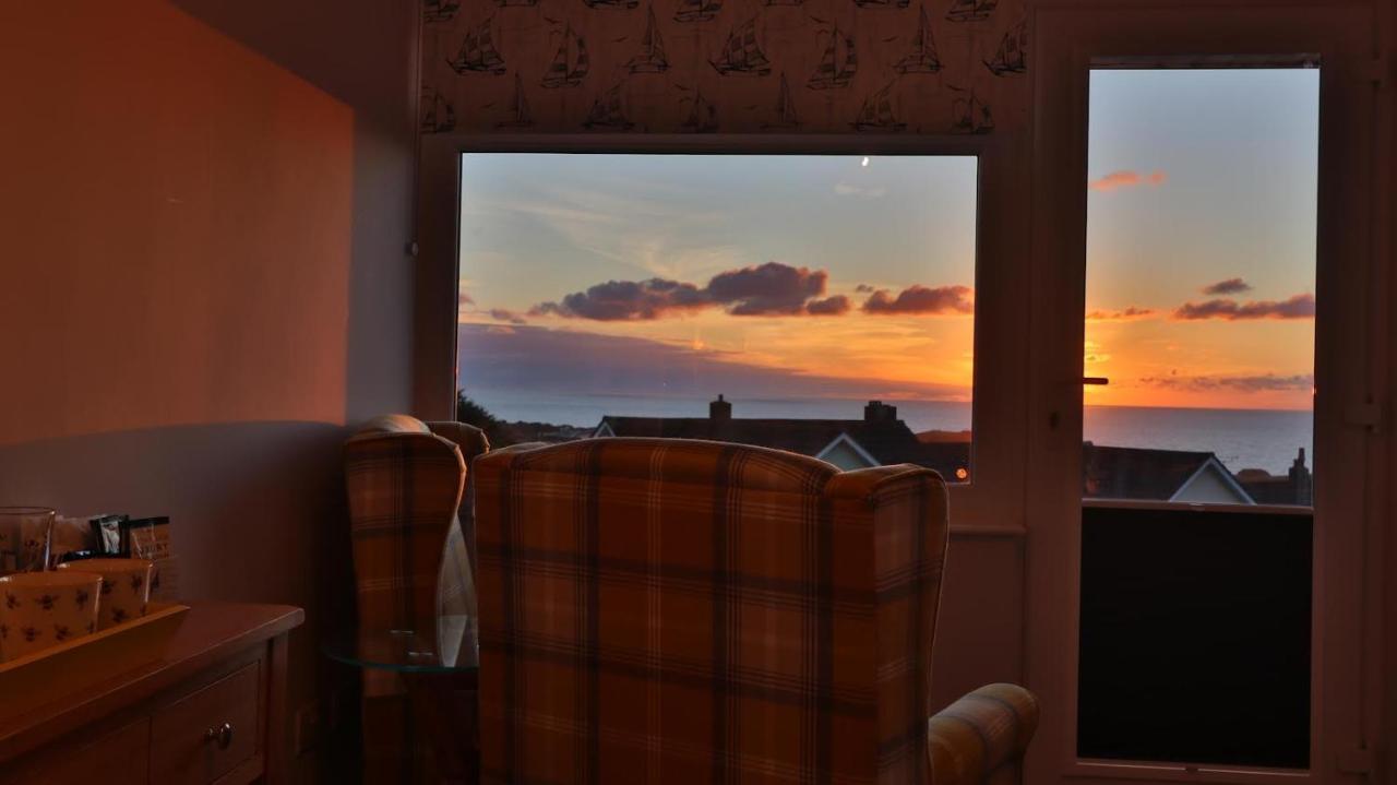Sirens Sunset Peaceful Retreat With Stunning Sea Views, 5 Minutes From Porth Beach 新码头 外观 照片